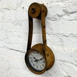 Darthome Limited Industrial Rust Factory Wall Clock