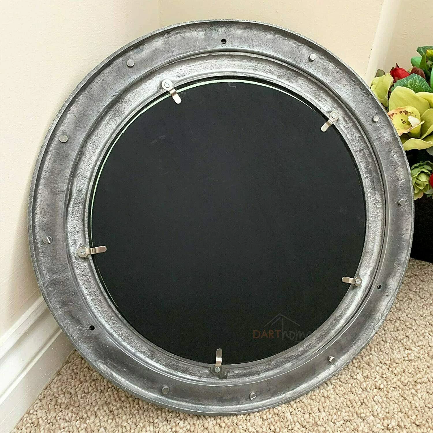 Darthome Limited Chrome Studded Porthole Wall Mirror 7 Darthome Limited Chrome Studded Porthole Wall Mirror - Image 5