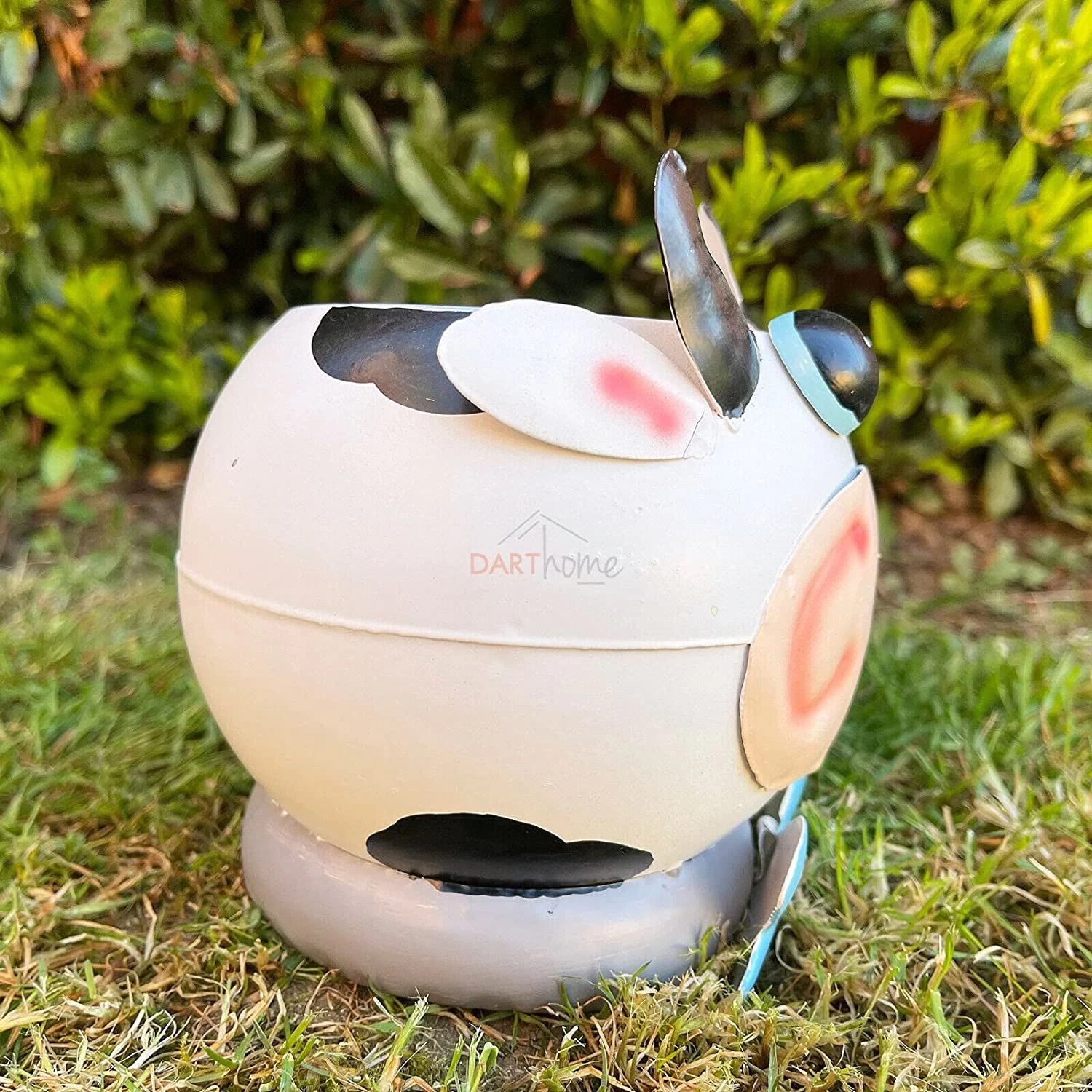 Darthome Limited Small White Cow Plant Pot 6 Darthome Limited Small White Cow Plant Pot - Image 4