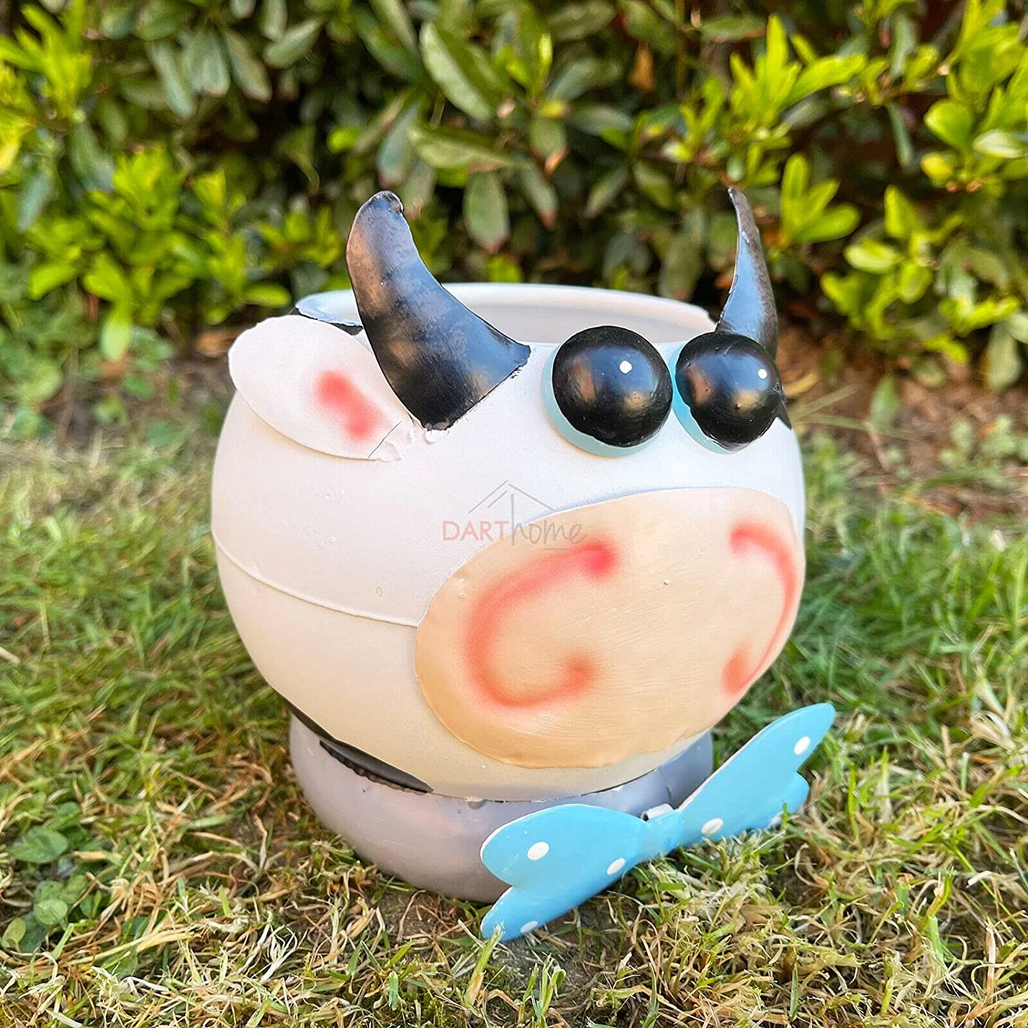 Darthome Limited Small White Cow Plant Pot 7 Darthome Limited Small White Cow Plant Pot - Image 5