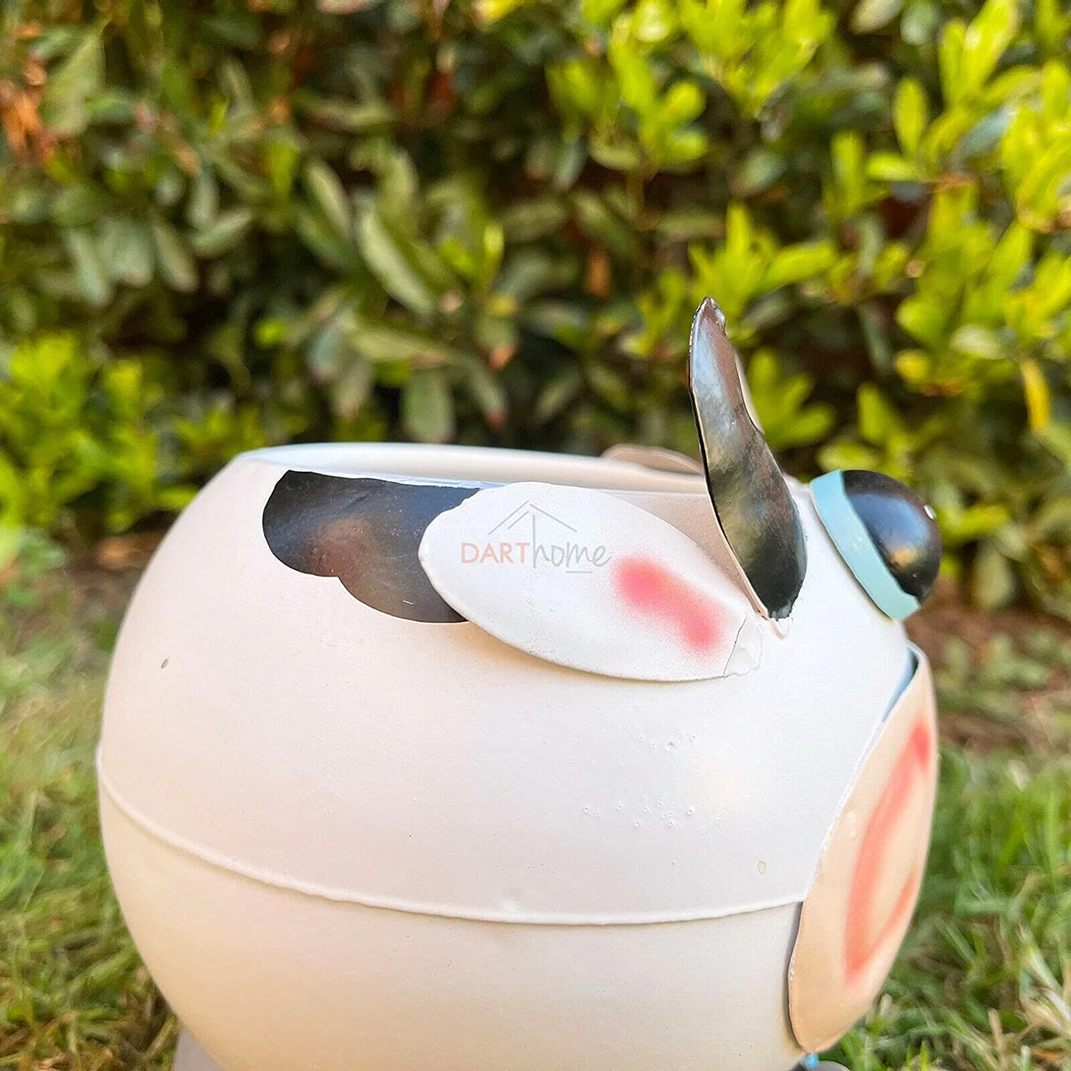 Darthome Limited Small White Cow Plant Pot 8 Darthome Limited Small White Cow Plant Pot - Image 6