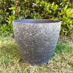 Darthome Limited Flecked Black Garden Planter