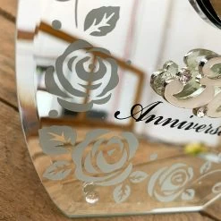 Darthome Limited 30th Pearl Wedding Anniversary Mirrored Clock -Décor Dreams Shop 19 5b331ac9 4504 41a6 a202 8370f72c05c5