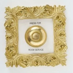 Darthome Limited Gold Press For Room Service Button Decor