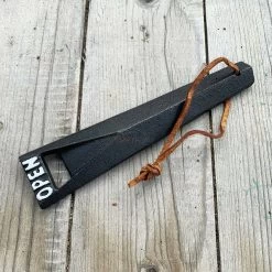 Darthome Limited Black Cast Iron Bottle Opener Leather Strap