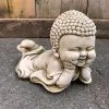 Darthome Limited Stone Lying Baby Buddha Garden Statue