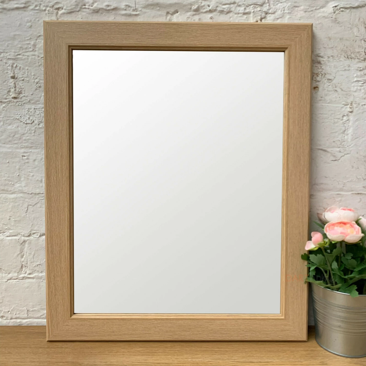 Darthome Limited Rectangular Light Wood Wall Mirror 3 Darthome Limited Rectangular Light Wood Wall Mirror