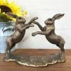 Darthome Limited Bronze Resin Boxing Hares Sculpture 21cm -Décor Dreams Shop 1 64165bef f2c1 4d11 a217 acce4b50fda5