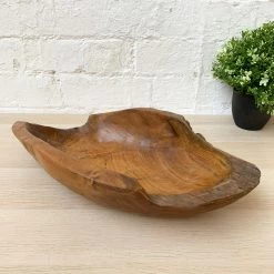 Darthome Limited Teak Root Wood Long Bowl 35cm -Décor Dreams Shop 1 68d61905 d91c 42dd a7dd bf9d918f4f44