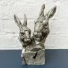 Darthome Limited Silver Hare Pair Bust Sculpture -Décor Dreams Shop 1 756a8384 d00b 4f98 b430 6803ac86163a