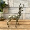 Darthome Limited Antique Gold Left Facing Reindeer Sculpture