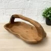 Darthome Limited Large Teak Root Wood Long Trug Bowl 40cm -Décor Dreams Shop 1 cadbf924 5e0c 41ae 8216 6db9985a1961