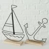 Darthome Limited Set Of 2Wire Metal & Wood Nautical Bathroom Ornaments -Décor Dreams Shop 1 d7b8dcc7 5b70 435f 94bf 6125fb22216b