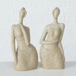 Darthome Limited Set Of 2 Stone Bikini Women Figurines