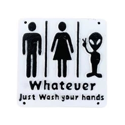 Darthome Limited Cast Iron Funny Toilet Sign - Whatever Just Wash Your Hands -Décor Dreams Shop 34copy 62aa1bbc fb1e 4a22 b5d5 8342b97e7f97