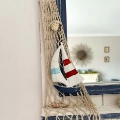 Darthome Limited Wooden Beach Hut Nautical Bathroom Wall Mirror 2x Key Hooks -Décor Dreams Shop 3 336dac21 86e5 4f1b 940c 131eaab0b46a