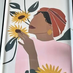 Darthome Limited Woman & Sunflowers Framed Print Wall Art -Décor Dreams Shop 3 346078fc ca0e 4518 b46b f09b6bc2d3b4