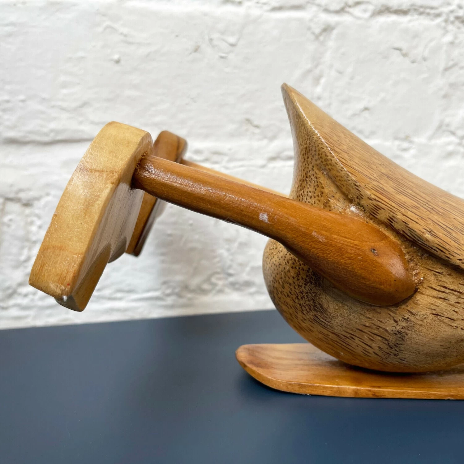 Darthome Limited Wooden Snowboarding Duck Ornament 36cm 5 Darthome Limited Wooden Snowboarding Duck Ornament 36cm - Image 3