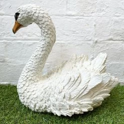Darthome Limited White Swan Garden Ornament -Décor Dreams Shop 40 6760bf63 115d 4fe4 8ff1 d413af065941