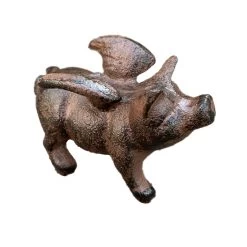 Darthome Limited Cast Iron Flying Pig Ornament -Décor Dreams Shop 42copy
