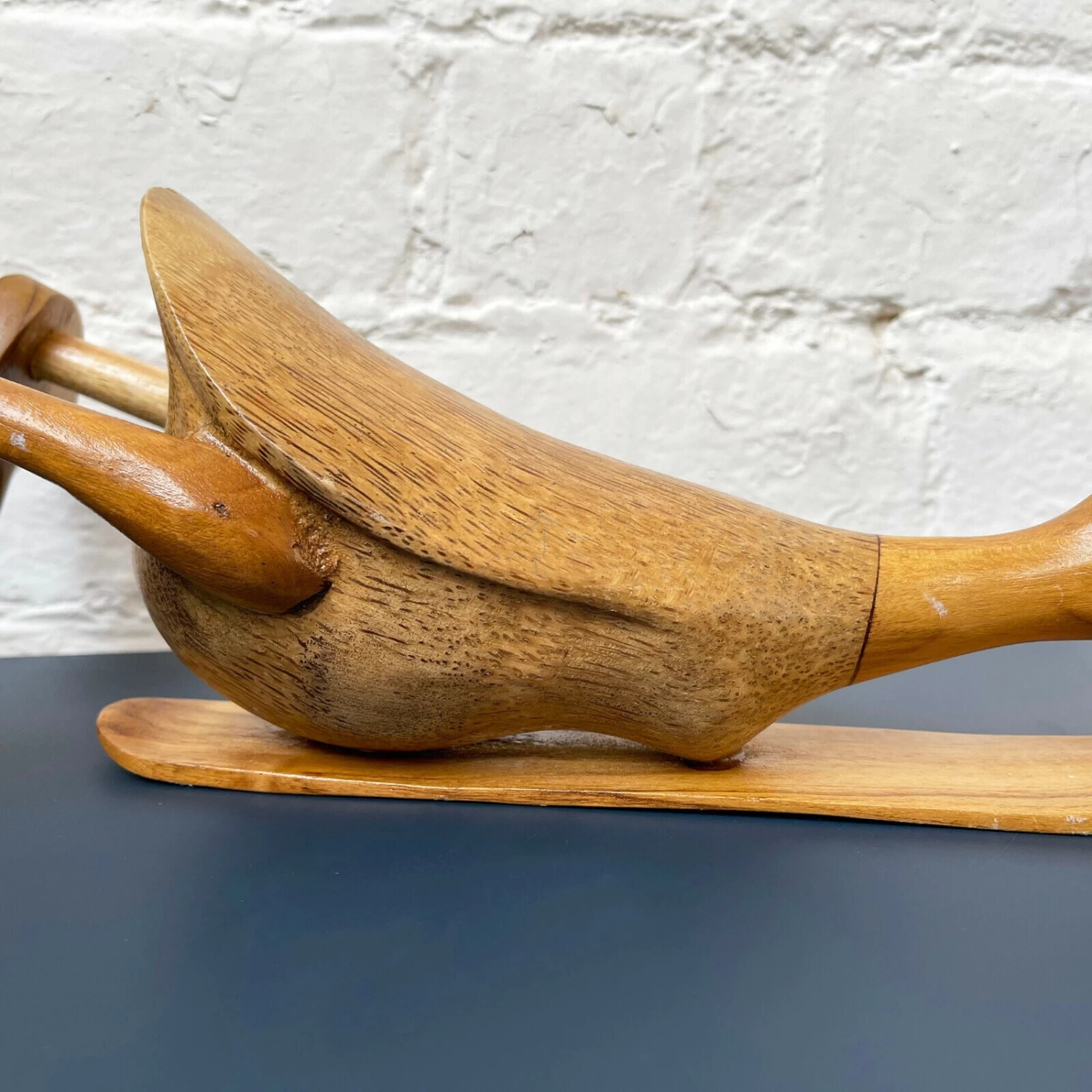 Darthome Limited Wooden Snowboarding Duck Ornament 36cm 6 Darthome Limited Wooden Snowboarding Duck Ornament 36cm - Image 4