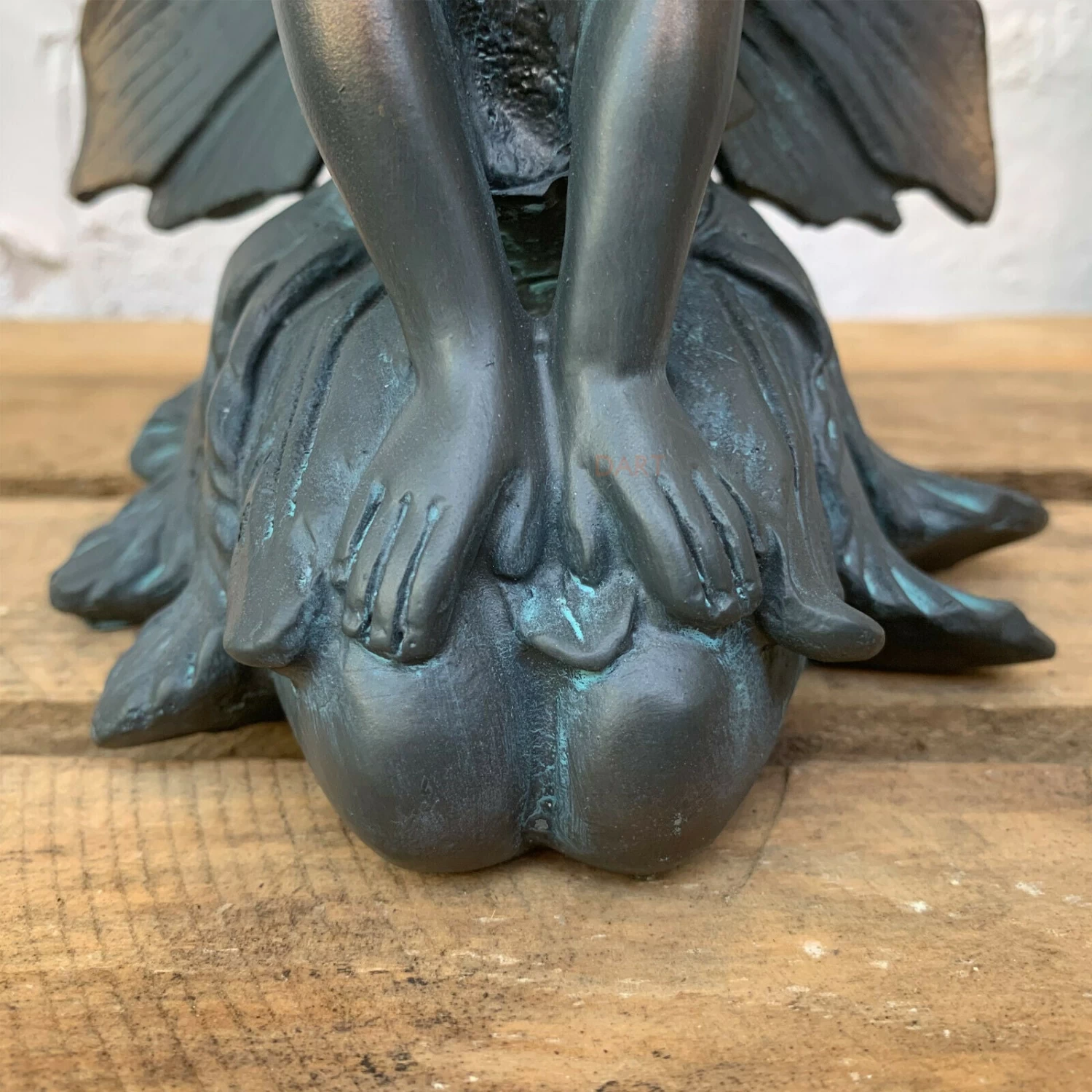 Darthome Limited Bronze Resin Flower Fairy Girl Ornament C 4 Darthome Limited Bronze Resin Flower Fairy Girl Ornament C - Image 2