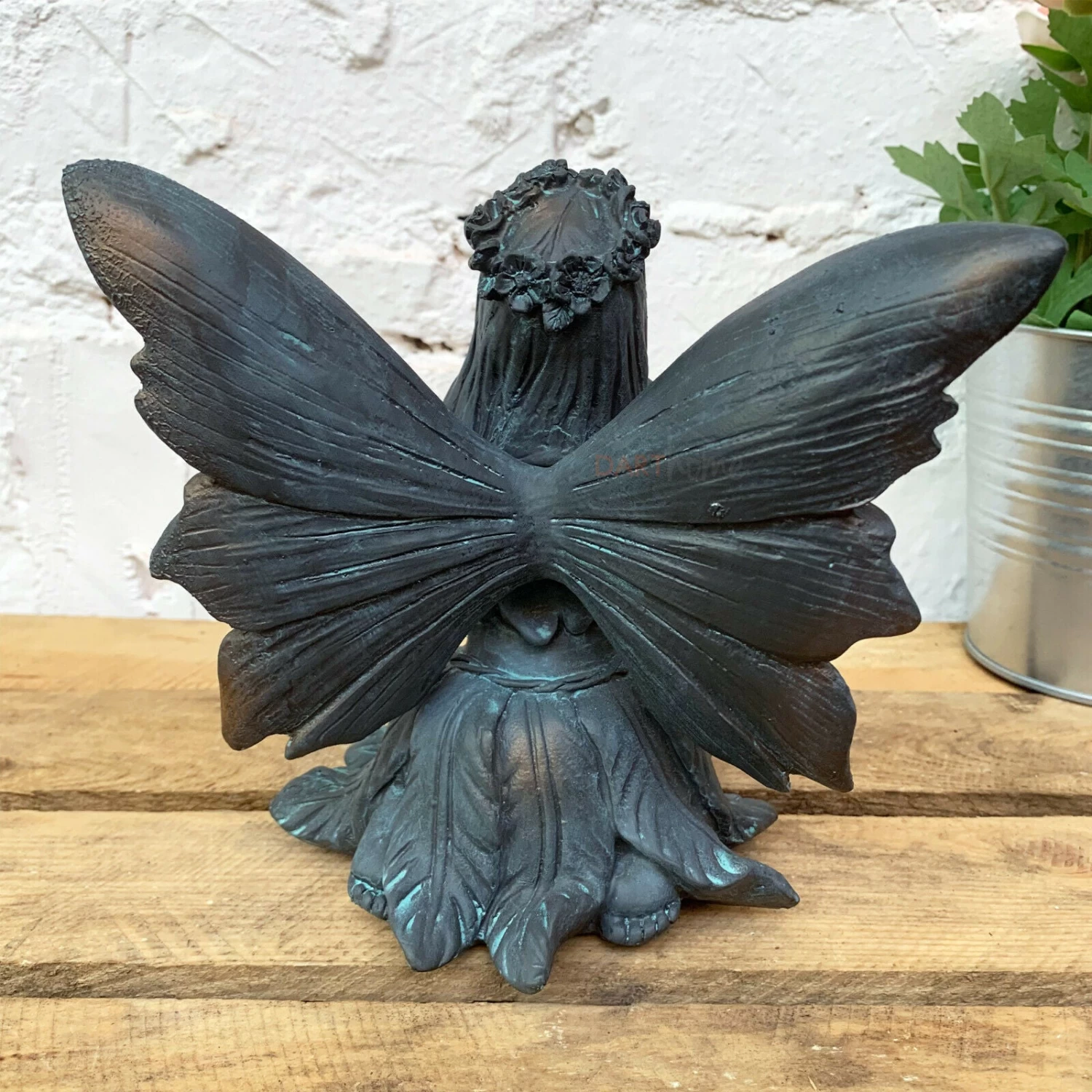 Darthome Limited Bronze Resin Flower Fairy Girl Ornament C 6 Darthome Limited Bronze Resin Flower Fairy Girl Ornament C - Image 4