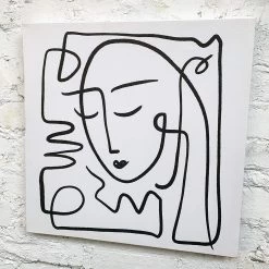 Darthome Limited Minimalist Lady Canvas Art