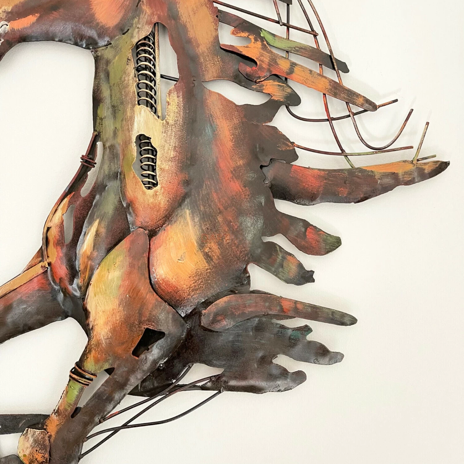 Darthome Limited 3D Sprinting Horse Metal Wall Art 4 Darthome Limited 3D Sprinting Horse Metal Wall Art - Image 2