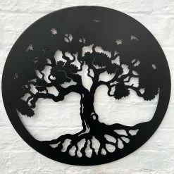 Darthome Limited Black Silhouette Tree Of Life Wall Art