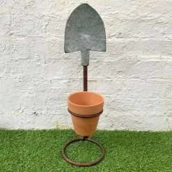 Darthome Limited Terracotta Pot With Spade Stand