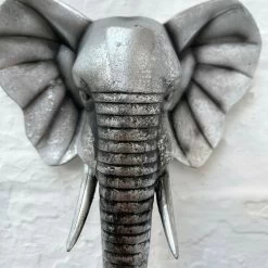 Darthome Limited Silver Resin Elephant Bust Wall Ornament 21cm 8 Darthome Limited Silver Resin Elephant Bust Wall Ornament 21cm -Décor Dreams Shop 84 02266649 d05a 409c a736 0d4eaaf60273