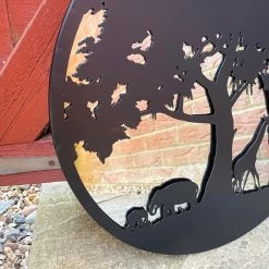 Darthome Limited Black Silhouette African Wildlife Garden Mirror -Décor Dreams Shop 85 d3eae84e f564 407c 9fa7 a6e72c7def85