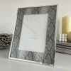 Darthome Limited 5x7" Faux Silver Snakeskin Photo Frame -Décor Dreams Shop 91