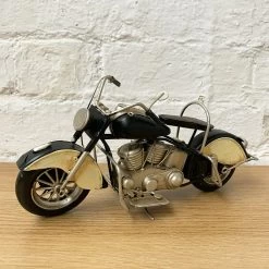 Darthome Limited Black Metal Chopper Motorbike Ornament