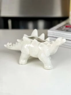 Darthome Limited White Ceramic Stegosaurus Dinosaur Planter -Décor Dreams Shop 9 69a233a6 e923 4bcc bb19 2c39f54b770e