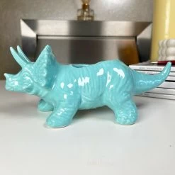 Darthome Limited Blue Ceramic Triceratops Succulent Planter 14 Darthome Limited Blue Ceramic Triceratops Succulent Planter -Décor Dreams Shop 9 afba3832 782d 44ed 81ac 5f14088a5bd5