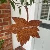 Darthome Limited Ready To Rust In Loving Memory Falling Leaf Art 1 Darthome Limited Ready To Rust In Loving Memory Falling Leaf Art -Décor Dreams Shop FallingLeaves InLovingMemory Rusty2