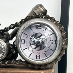 Darthome Limited Silver Motorcycle Engine Clock -Décor Dreams Shop FullSizeRender 18 JPEG
