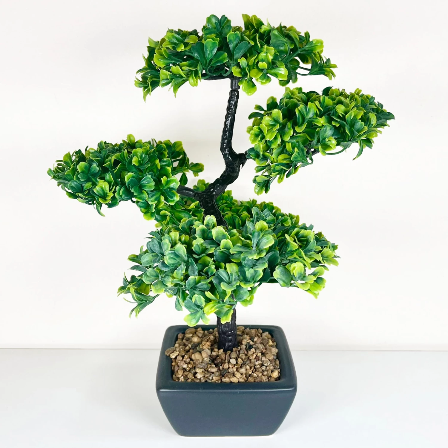 Darthome Limited Artificial Ficus Bonsai Tree Plant In Black Pot 37cm 3 Darthome Limited Artificial Ficus Bonsai Tree Plant In Black Pot 37cm