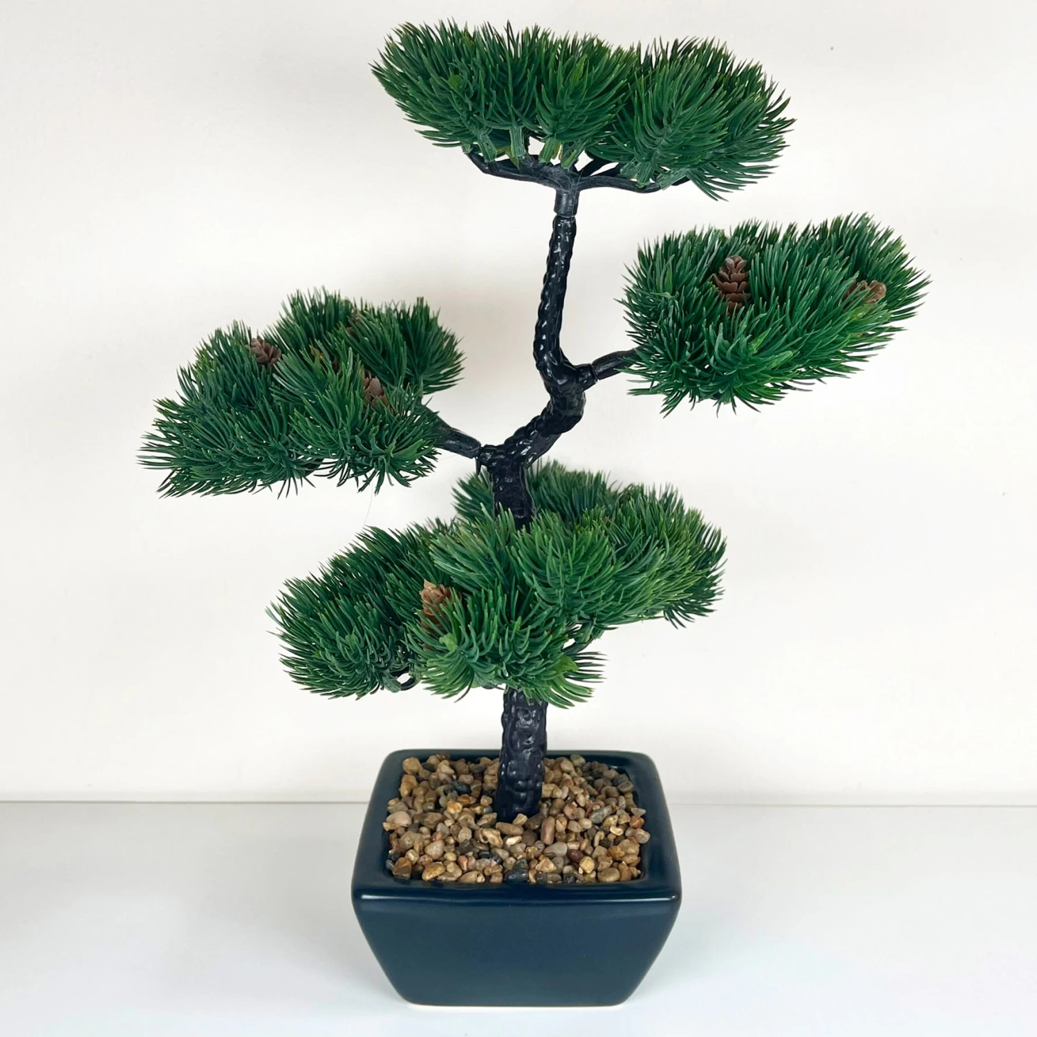 Darthome Limited Artificial Bonsai Tree Plant In Black Pot B 3 Darthome Limited Artificial Bonsai Tree Plant In Black Pot B