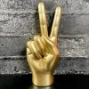 Darthome Limited Gold Peace Hand Ornament