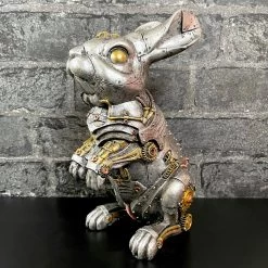 Darthome Limited Silver Steampunk Rabbit Ornament