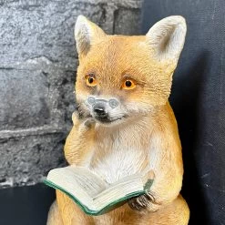 Darthome Limited Resin Reading Fox & Bear Animal Bookends -Décor Dreams Shop IMG 2880.JPEG edited210