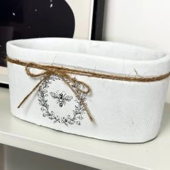 Darthome Limited Cement White Bee Trough -Décor Dreams Shop IMG 4074