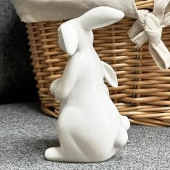 Darthome Limited White Easter Rabbits Figurine -Décor Dreams Shop IMG 4103