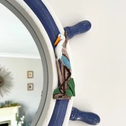 Darthome Limited Wooden Ships Wheel Wall Mirror 60cm -Décor Dreams Shop IMG 5195.JPEG edited62