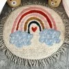 Darthome Limited Tufted Cotton Rainbow Rug With Tassels 90cm 1 Darthome Limited Tufted Cotton Rainbow Rug With Tassels 90cm -Décor Dreams Shop IMG 5402 JPEG