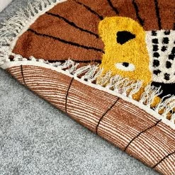 Darthome Limited Tufted Cotton Lion Floor Rug With Tassels -Décor Dreams Shop IMG 5462 JPEG