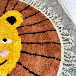 Darthome Limited Tufted Cotton Lion Floor Rug With Tassels -Décor Dreams Shop IMG 5464 JPEG